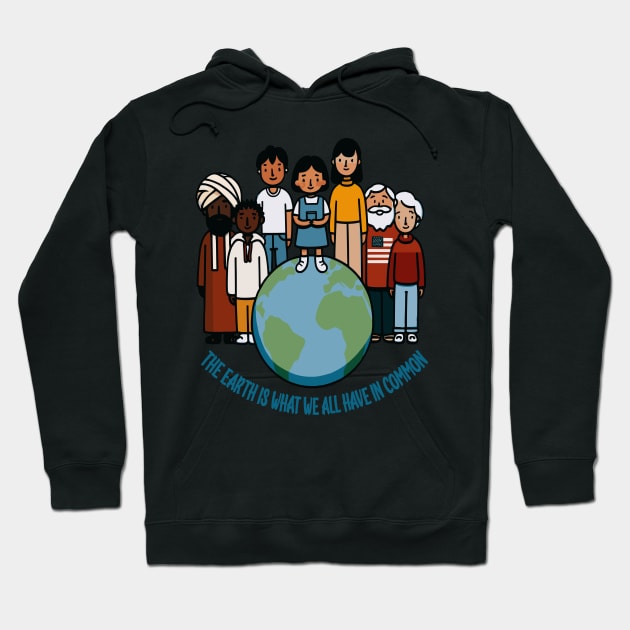 Cultural Unity Around the Globe: Grow Green Hoodie by maknatess